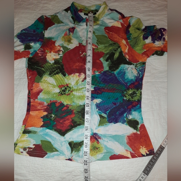 Colourful stretch zip shirt-jacket - Picture 7 of 7